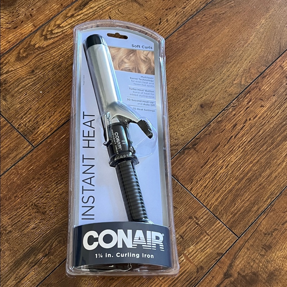 Black and Silver Curling Iron